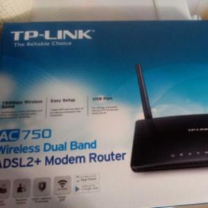 Tplink adsl dual band modem