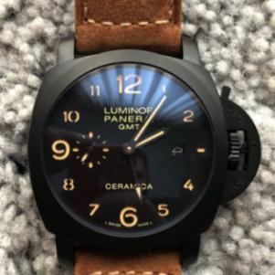 Panerai Luminor Ceramica Gmt automatic p9100