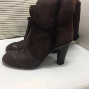 Hogan sheepskin castor leather brown size 37