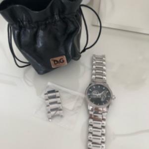 Ρολόι D&G 100% αυθεντικό ασημί με στρας 