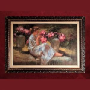 ΠΙΝΑΚΑΣ ΤΟΥ PAOLINI (ΚΟΠΕΛΑ ΜΕ ΛΟΥΛΟΥΔΙΑ) 250€
