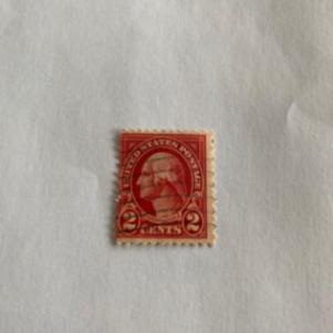 U.S Postage Washington 2 cents Red