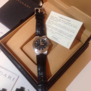 Bvlgari Diagono LCV35S Watch Unisex 100 % Authentic