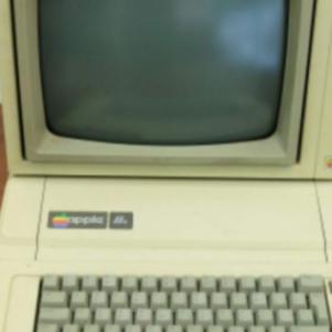 Apple 2 Vintage Computer Green