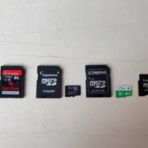 microSD and SD cards